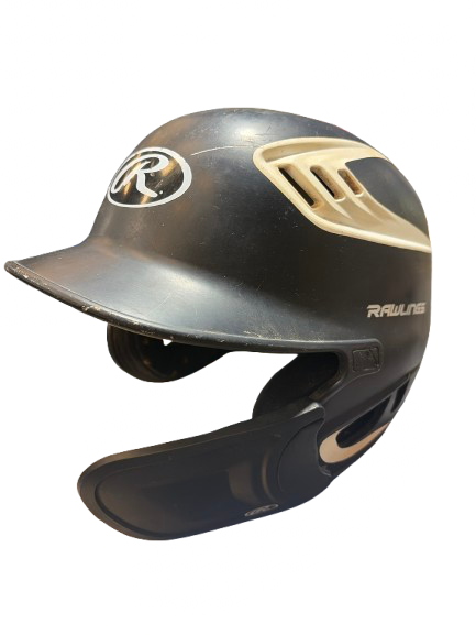Vist Large View of Product Image Which is Used Rawlings R16EXT BATTING HELMET Batting Helmet No Mask Black One Size