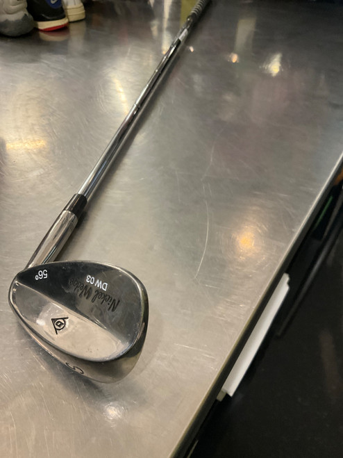 Vist Large View of Product Image Which is Used Dunlop NICKEL WEDGE Golf Wedge Mens RH 56 Degree