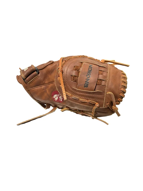 Vist Large View of Product Image Which is Used Nokona WALNUT W-N80 1B MITT SLOWPITCH BB/SB First Base RH Throw Brown 14"