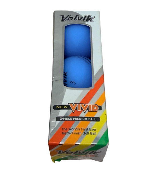 Vist Large View of Product Image Which is New Volvik NEW VIVID - 3 Ball - Golf Ball Sleeve