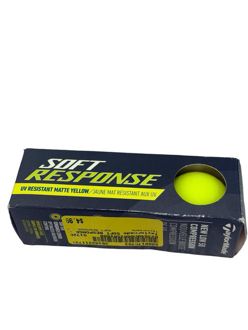 Vist Large View of Product Image Which is New Taylormade SOFT RESPONSE - 3 Ball - Golf Ball Sleeve