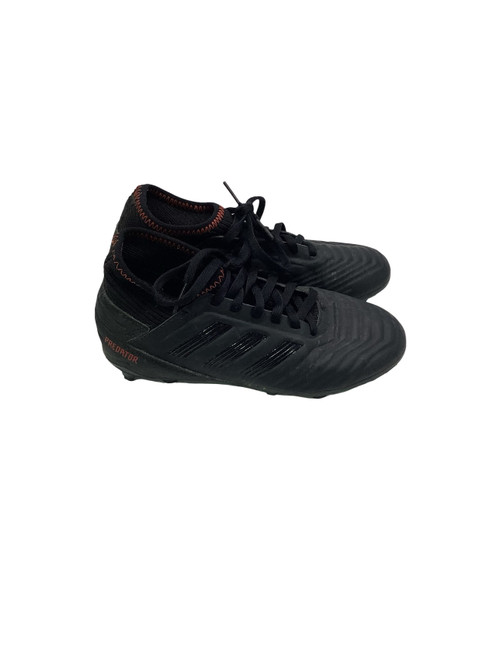 Vist Large View of Product Image Which is Used Adidas Soccer Cleats Black Junior 02