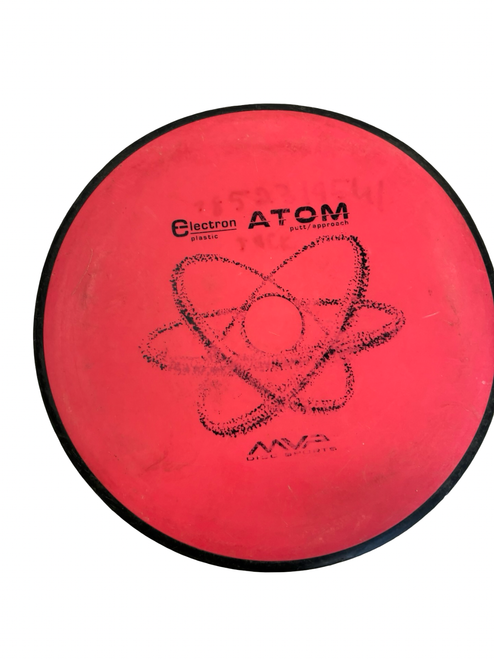 Vist Large View of Product Image Which is Used MVP ELECTRON ATOM Disc Golf Putter Red