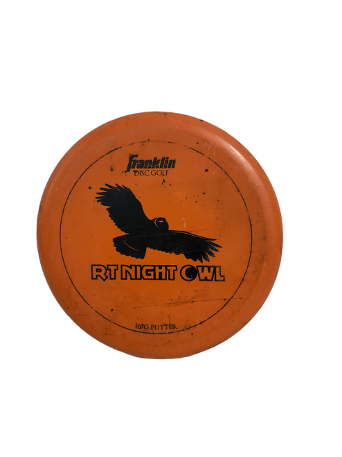Vist Large View of Product Image Which is Used Franklin RT NIGHT OWL Disc Golf Putter Orange