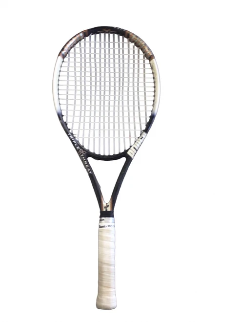 Vist Large View of Product Image Which is Used Prince TRIPLE THREAT Adult Tennis Racquet Black 4 3/8"