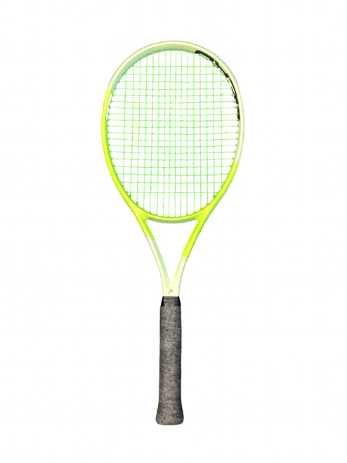 Vist Large View of Product Image Which is Used Head EXTREME PRO 400 Adult Tennis Racquet Neon Green 4 1/4"