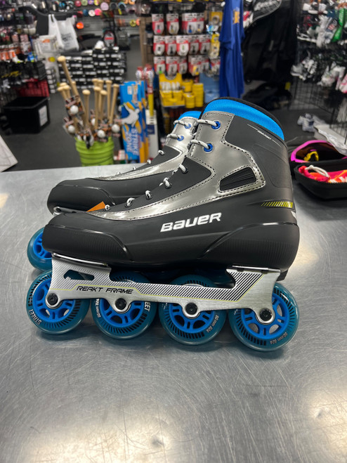 Vist Large View of Product Image Which is New Bauer COASTER Senior Rec Fitness Skates Black Senior 9