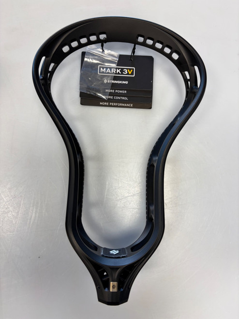 Vist Large View of Product Image Which is New String King MARK 3V Mens Lacrosse Head Black