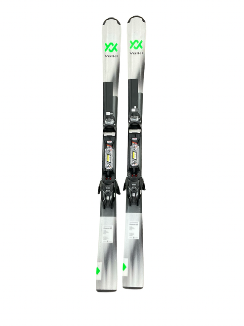 Vist Large View of Product Image Which is Used Volkl DEACON 8.0 Mens DH Ski/Binding Black And White 158 cm
