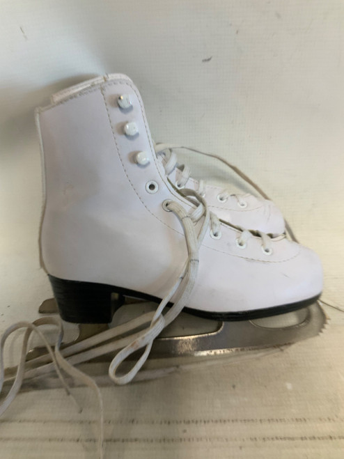 Vist Large View of Product Image Which is Used American Athletic FIGURE Girls Figure Skate White Junior 02