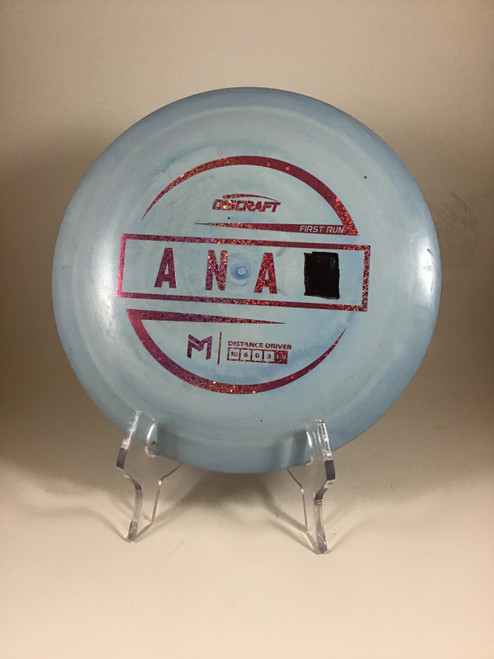 Vist Large View of Product Image Which is Used Discraft ESP ANAX Disc Golf Driver Sky Blue 176g