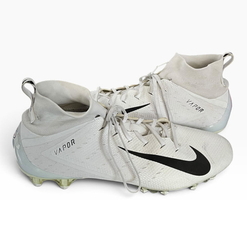 Vist Large View of Product Image Which is Used Nike Vapor Untouchable Pro 3 Adult FB Cleats White Senior 16
