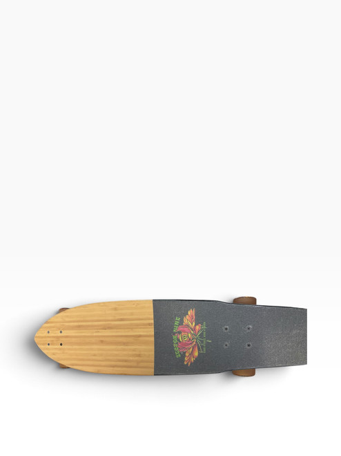 Vist Large View of Product Image Which is Used Sector 9 BAMBOO Longboard Natural Long