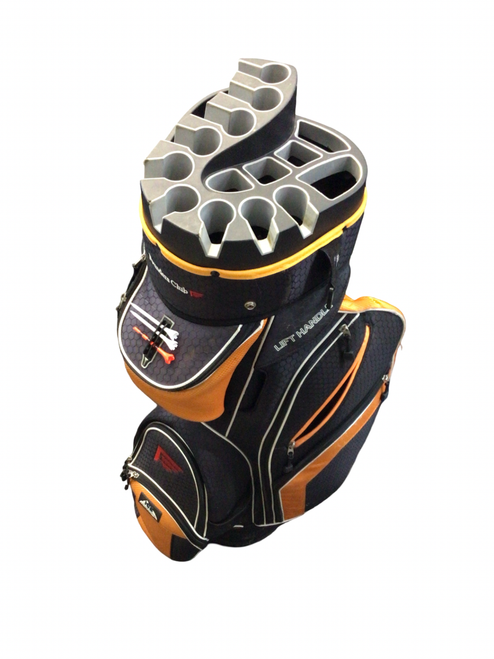 Vist Large View of Product Image Which is Used Founders Club CART BAG Mens Cart Bag Orange