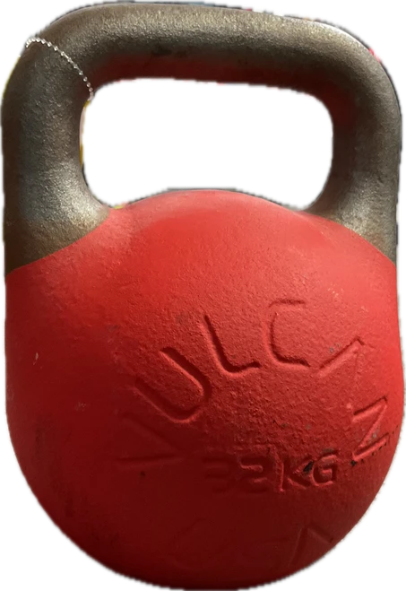 Vist Large View of Product Image Which is Used 32 KILO VULKAN KETTLEBELL Kettle Dumbbell (Each) Red 70 lb