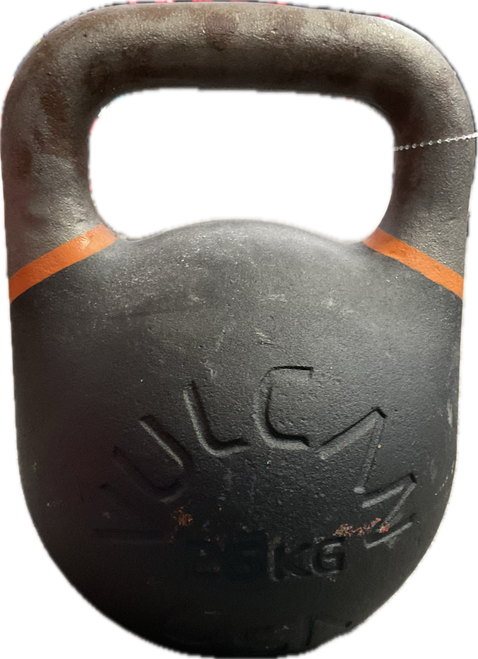 Vist Large View of Product Image Which is Used 22 KILO VULKAN KETTLEBELL Kettle Dumbbell (Each) Black And Green 48 lb
