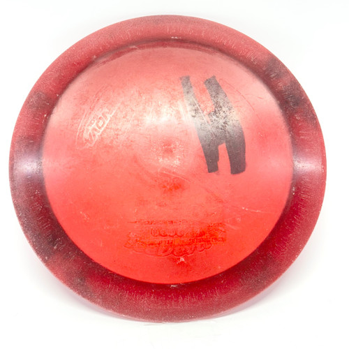 Vist Large View of Product Image Which is Used Innova BLIZZARD CHAMPION TEE DEVIL Disc Golf Driver Red 154g