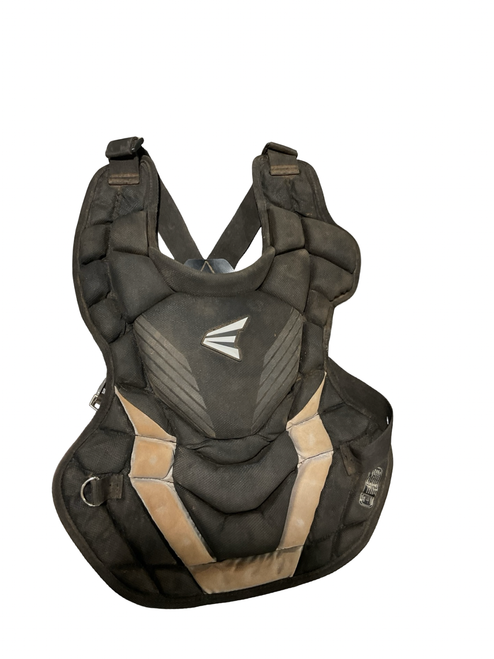 Vist Large View of Product Image Which is Used Easton BLACK CHEST GUARD Catchers Chest Protector Black Junior