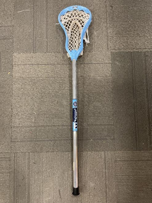 Vist Large View of Product Image Which is Used STX CAROLINA LACROSSE Men Atk/Mid Complete Stick Carolina Blue