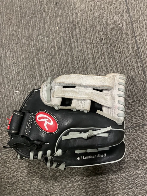 Vist Large View of Product Image Which is Used Rawlings SURE CATCH BB/SB Glove RH Throw Grey 11"