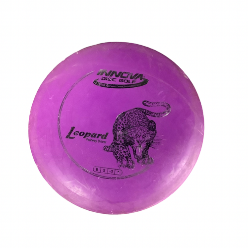 Vist Large View of Product Image Which is Used Innova LEOPARD Disc Golf Driver Purple