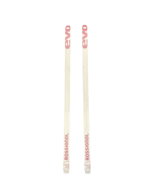 Vist Large View of Product Image Which is Used Rossignol ACTION XC55 150CM Girls XC Ski/Binding Red And White 150 cm