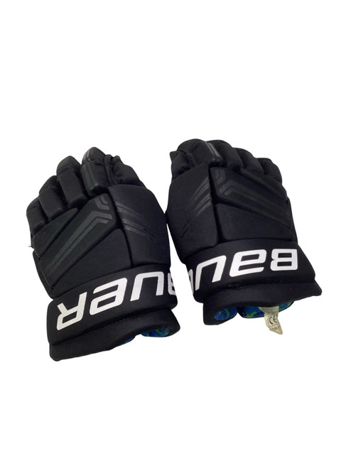 Vist Large View of Product Image Which is Used Bauer BAUR X 11 INCH GLOVES Junior Gloves Black 11"