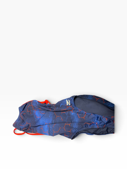 Vist Large View of Product Image Which is Used Speedo Womens Swim Suit Navy Blue MD