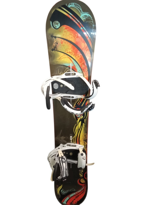 Vist Large View of Product Image Which is Used Burton FEELGOOD 152 Womens Board/Bindings Brown 152 cm