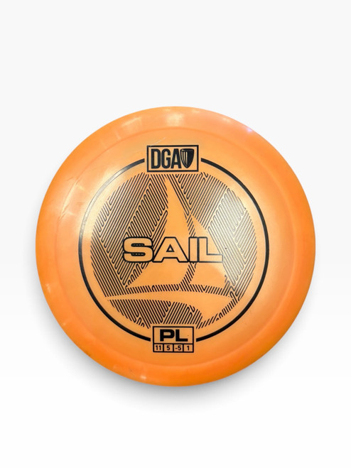 Vist Large View of Product Image Which is Used DGA PROLINE SAIL Disc Golf Driver Orange