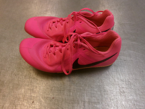 Vist Large View of Product Image Which is Used Nike Track & Field Cleats Adult Pink Senior 6