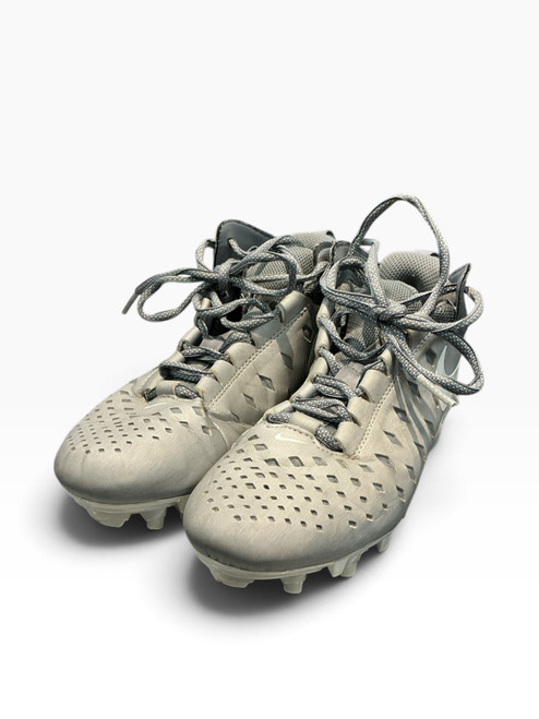 Vist Large View of Product Image Which is Used Nike LAX Cleats Boys Grey Junior 05