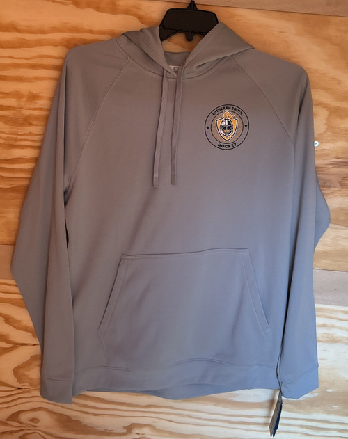 Vist Large View of Product Image Which is New LS CIRCLE LC GREY HOODIE XL