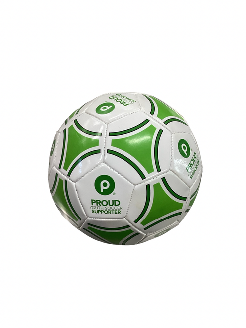 Vist Large View of Product Image Which is Used PUBLIX BALL All Size Soccer Ball Green And White 4