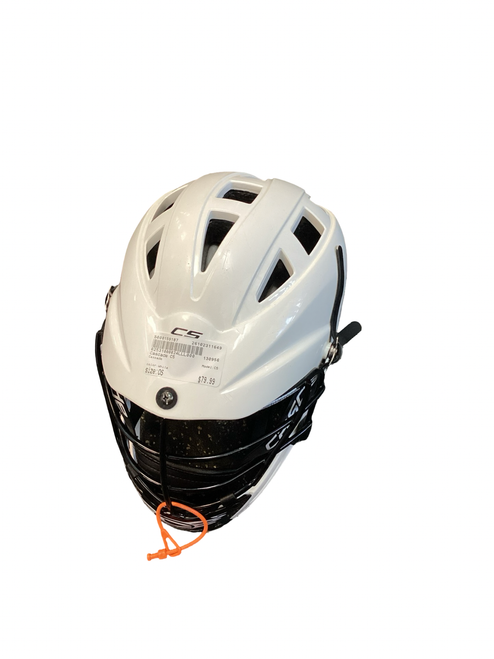 Vist Large View of Product Image Which is Used Cascade C5 Lacrosse Helmet White One Size