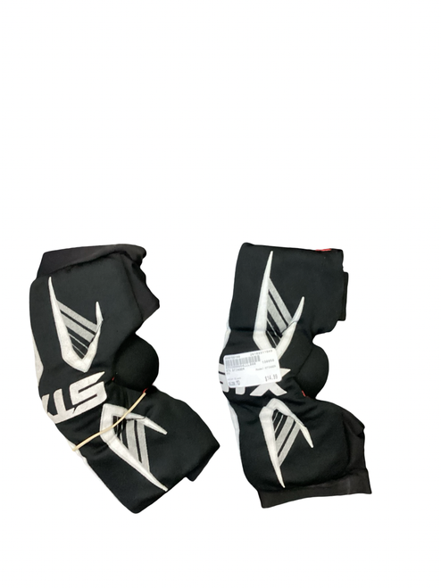 Vist Large View of Product Image Which is Used STX STINGER Lacrosse Arm Pads/Guards Black MD