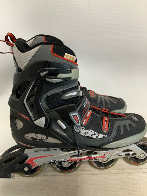 Vist Large View of Product Image Which is Used Rollerblade SPARK 84 Senior Rec Fitness Skates Black Senior 11