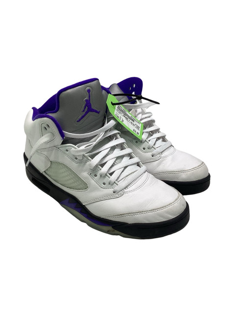 Vist Large View of Product Image Which is Used Jordan JORDAN 5 RETRO CONCORD Basketball Shoes M White Senior 10