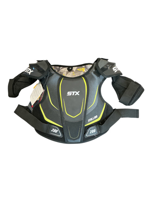 Vist Large View of Product Image Which is Used STX STALLION 200 Lacrosse Shoulder Pads None LG