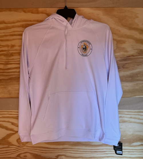 Vist Large View of Product Image Which is New LS CIRCLE LC WHT HOODIE M