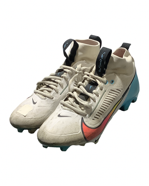 Vist Large View of Product Image Which is Used Nike Adult FB Cleats White Senior 8.5