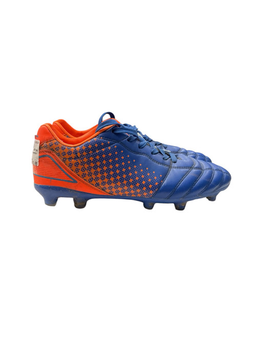 Vist Large View of Product Image Which is Used Dream Pairs Soccer Cleats Navy Blue And Orange Senior 7