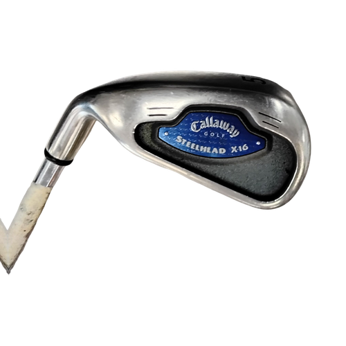 Vist Large View of Product Image Which is Used Callaway STEELHEAD X-16 Mens Individual Iron LH 5 Iron