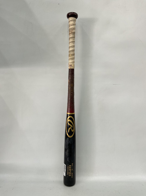Vist Large View of Product Image Which is Used Rawlings BRYCE HARPER BH3 MAPLE WOOD BAT BB/SB Wood Bat 32"