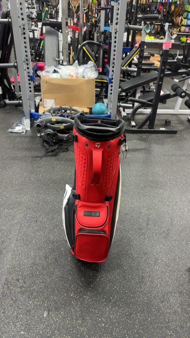 Vist Large View of Product Image Which is Used Taylormade STEALTH TOUR STAND BAG Mens Stand Bag Red