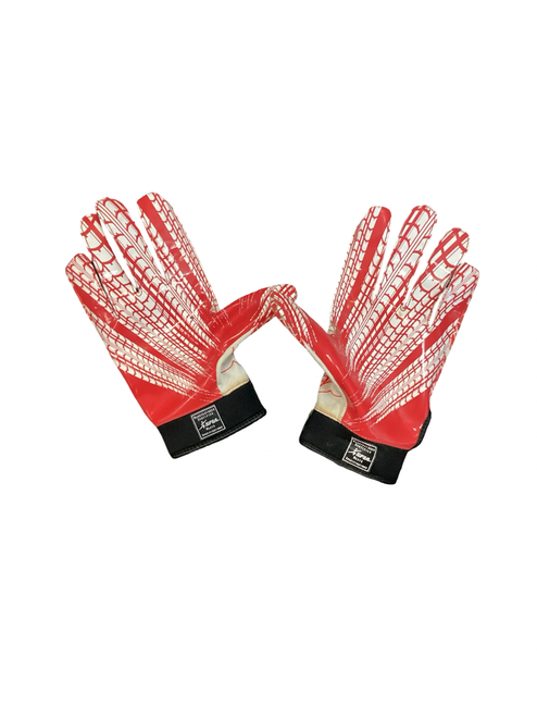 Vist Large View of Product Image Which is Used Wilson RED GLOVE FB Gloves Red LG