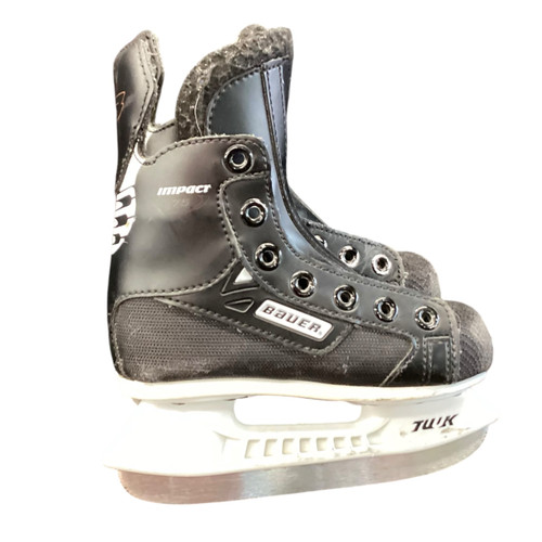 Vist Large View of Product Image Which is Used Bauer IMPACT 75 Youth Hockey Skate Youth 09.0