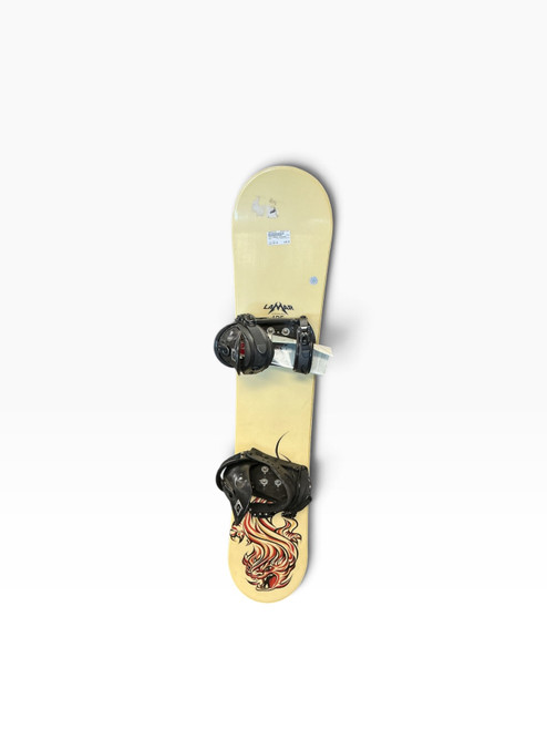 Vist Large View of Product Image Which is Used Lamar DRAGON SNOWBOARD Boys Board/Binding Gold 125 cm