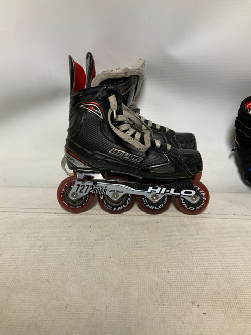Vist Large View of Product Image Which is Used Bauer VAPOR XR400 Junior Aggressive Skates Black Junior 04
