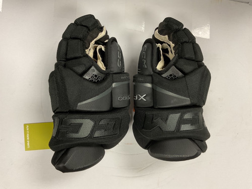 Vist Large View of Product Image Which is Used CCM TACKS XF PRO Senior Gloves Black 14"
